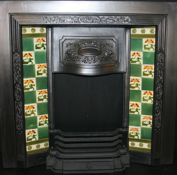Tiled Grate Fireplace One