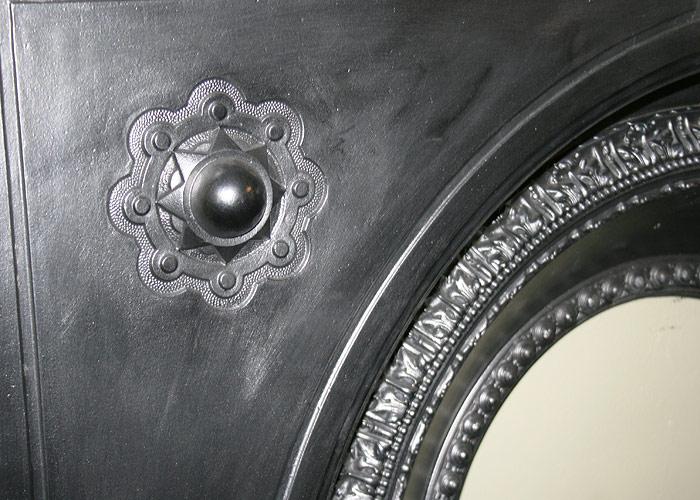 Gothic Victorian Serpentine Mantel